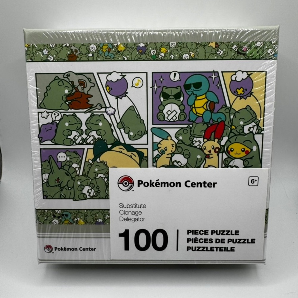 Pokemon Center 100 Piece Piece Puzzle Squirtle Pikachu Cubone Snorlax